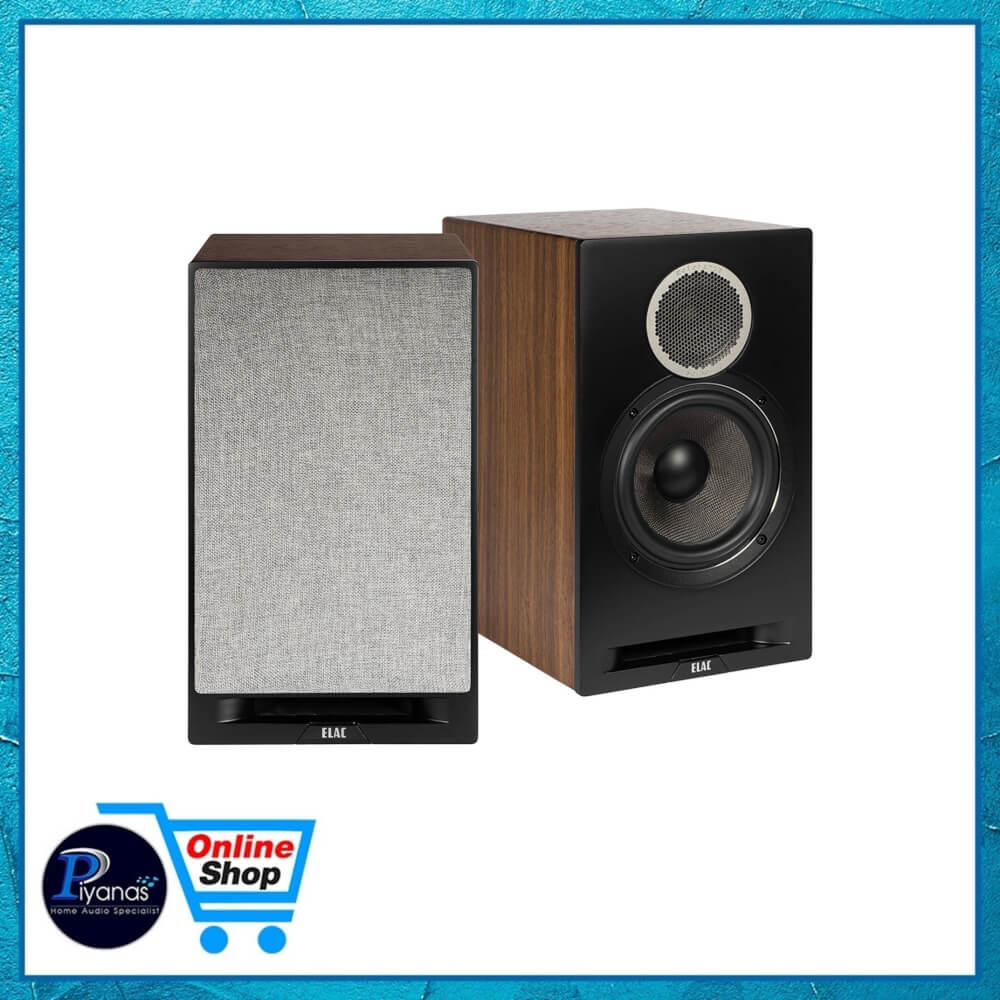  ลำโพงบุ๊คเชล์ฟ ELAC : DEBUT REFERENCE DBR-62 (สีวอลนัท/ดำ)